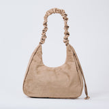 Scrunch Schoudertas - Groot, Taupe
