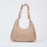 Scrunch Schoudertas - Groot, Taupe