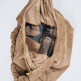 Scrunch Schoudertas - Groot, Taupe