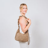 Scrunch Shoulder Bag - Klein, Taupe