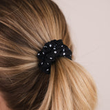 Scrunchies Black Polka Dot Bundle (3er-Pack)