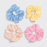 Scrunchies Strepen Bundel (4-pack)