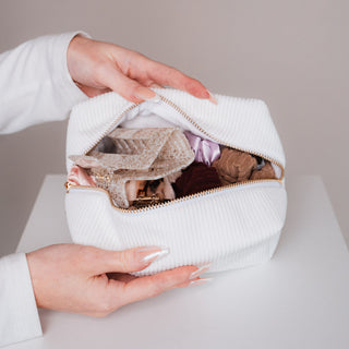 Make-uptas van ribfluweel