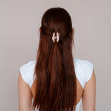 Pioenroos Haarclip