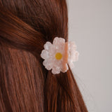 Pioenroos Haarclip