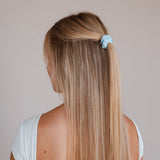 Blauwe Katoenen Scrunchies Bundel (3-pack)