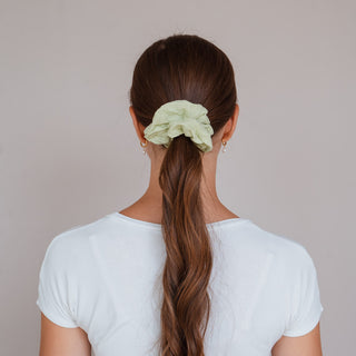Scrunchies Pastel Katoen Bundel (4-pack)