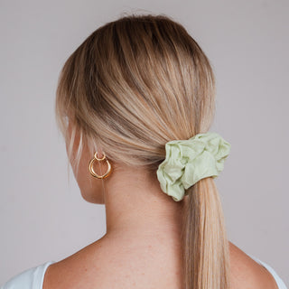 Scrunchies Pastel Katoen Bundel (4-pack)
