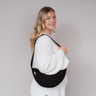 Cord Crossbodytas zwart