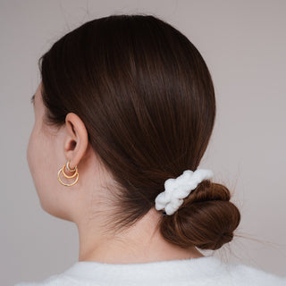 Mini Scrunchies Basic Fluffy bundel (4-pack)