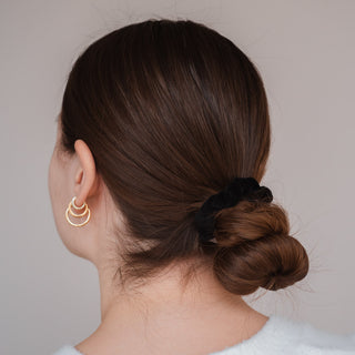 Mini Scrunchies Basic Fluffy bundel (4-pack)