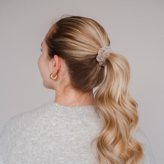 Mini Scrunchies Basic Fluffy bundel (4-pack)