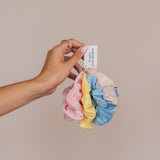 Scrunchies Strepen Bundel (4-pack)