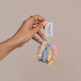 Mini Scrunchies Strepen Bundel (4-pack)