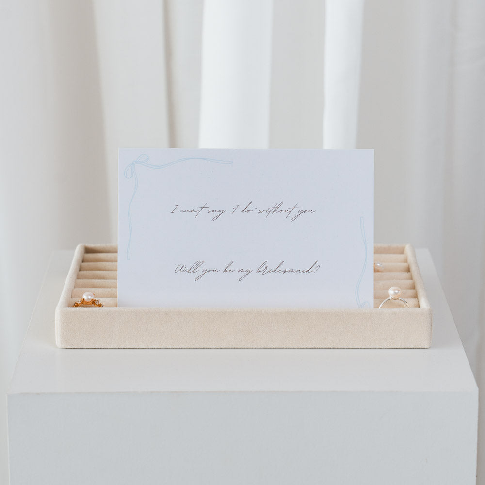 Ansichtskarte Trauzeugin "I do"