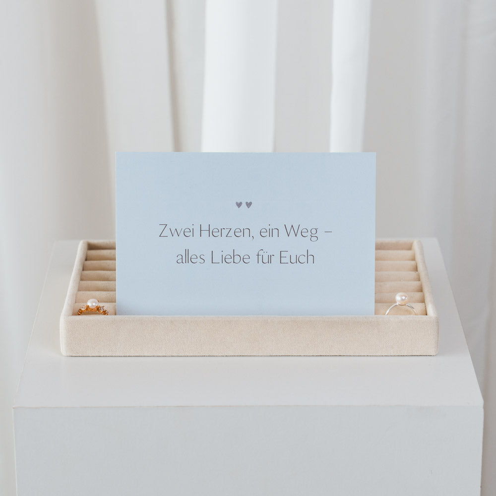 Ansichtkaart gast "Twee harten"