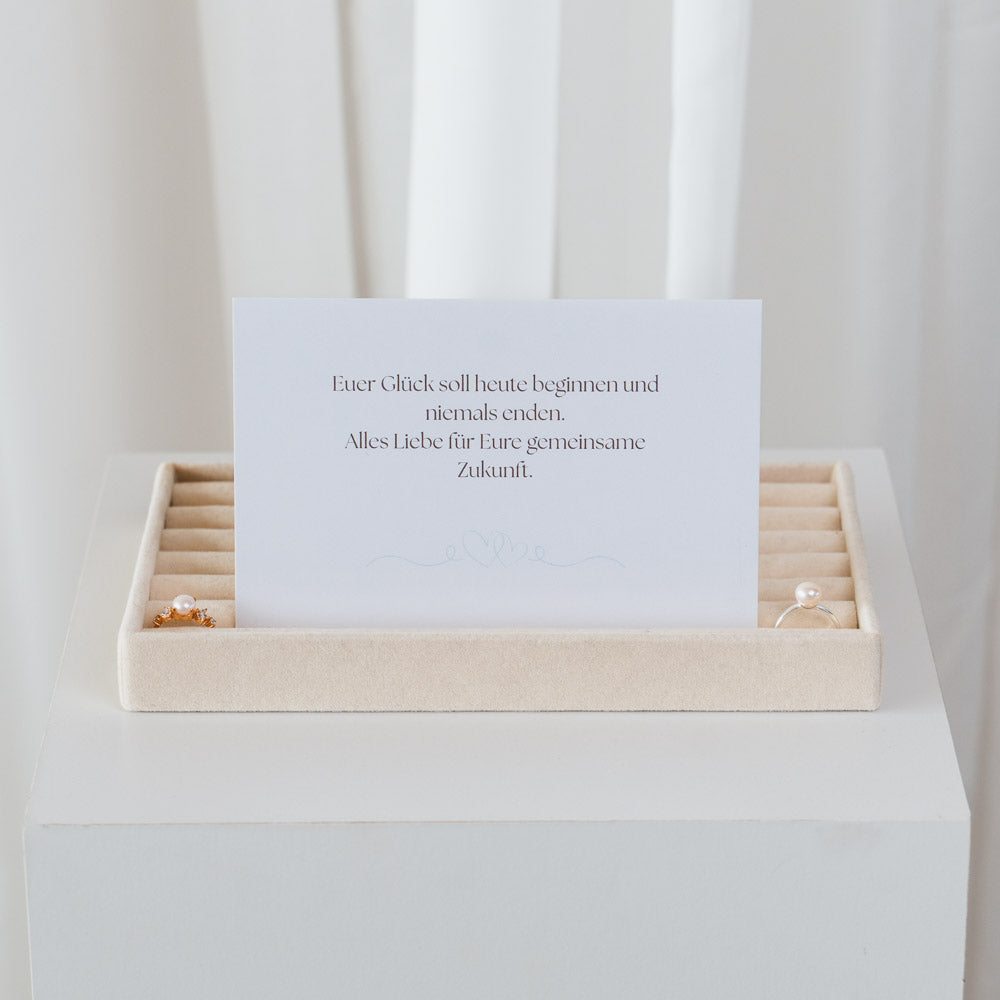 Briefkaart Gast "Jullie geluk"
